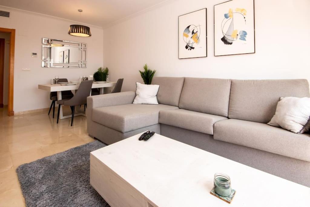 Penthouse With Roof Terrace, Bbq, Pool- And Sea Views Apartment Buenas Noches Bagian luar foto